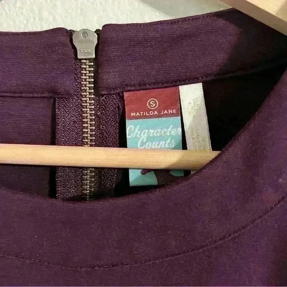 Matilda Jane Ava Mini Dress in Plum size Small - Picture 4 of 6